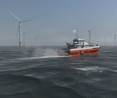 Case Study - 3D animated video of Turbine access system for Houlder Ltd